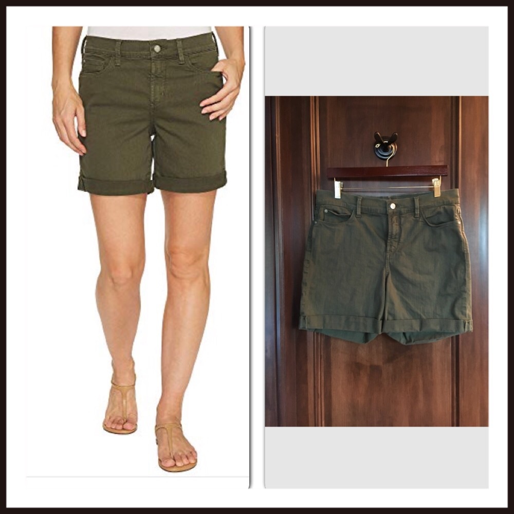 NWOT NYDJ Avery Roll Cuff Shorts